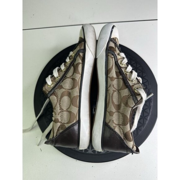 Coach Barrett 2 Brown Sneakers Sz 7B 37 - Picture 7 of 10